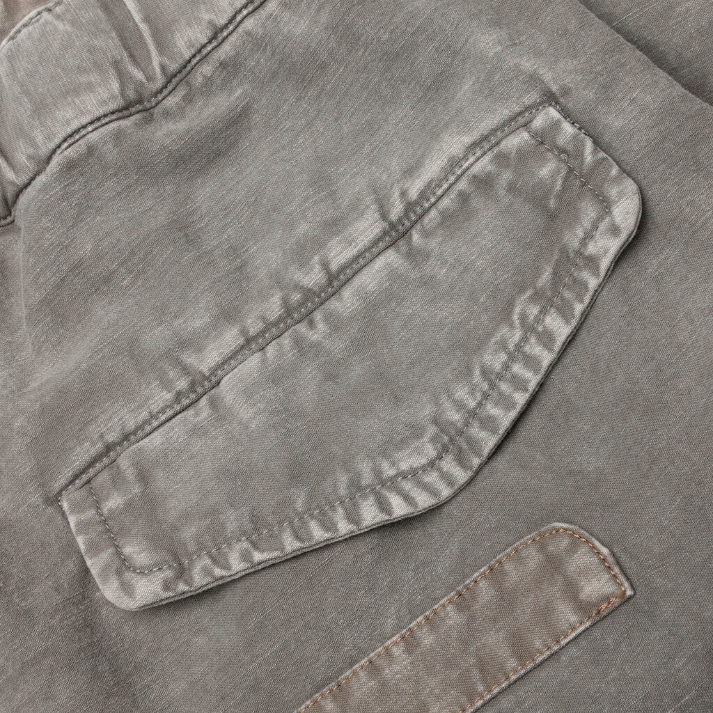 Repaired Cargo Shorts - Light Grey