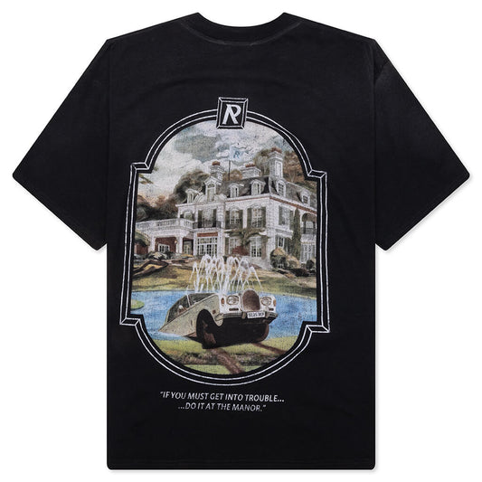 Revere Manor T-Shirt - Stained Black