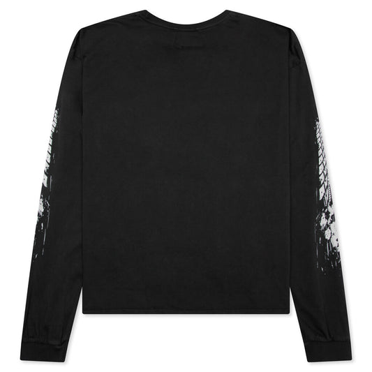 Rhude 4x4 L/S Tee - Vintage Black