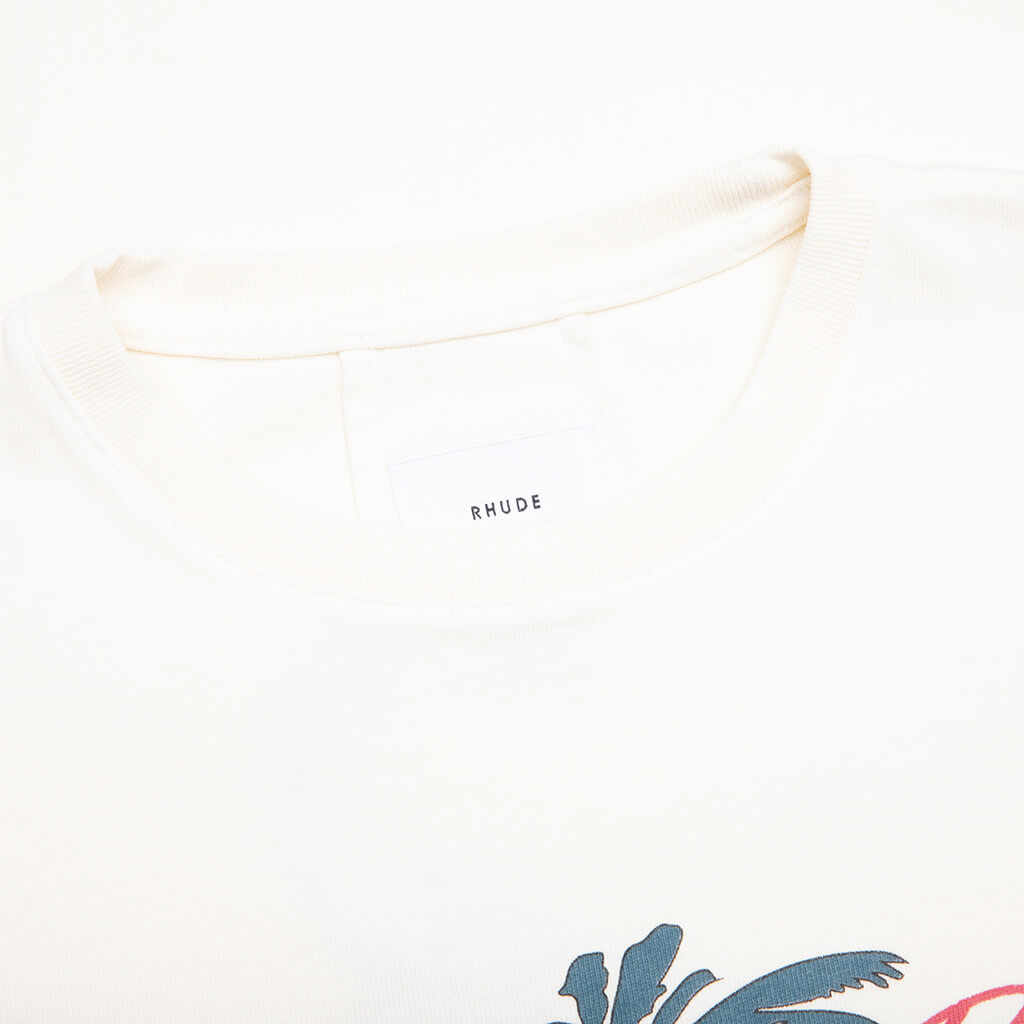 Rhude Beach-Side Tee - Vintage White