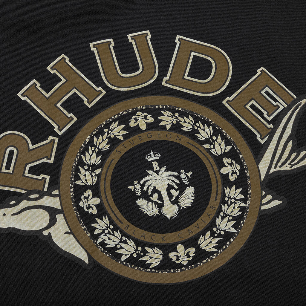 Rhude Black Caviar Tee - Vintage Black