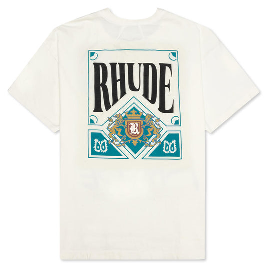 Card Tee - Vintage White