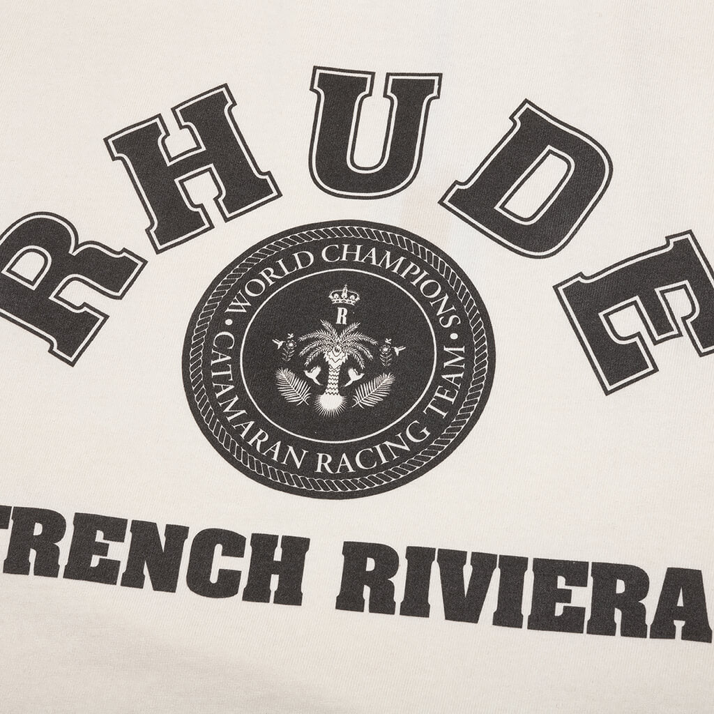 Rhude French Riviera Tee - Vintage White