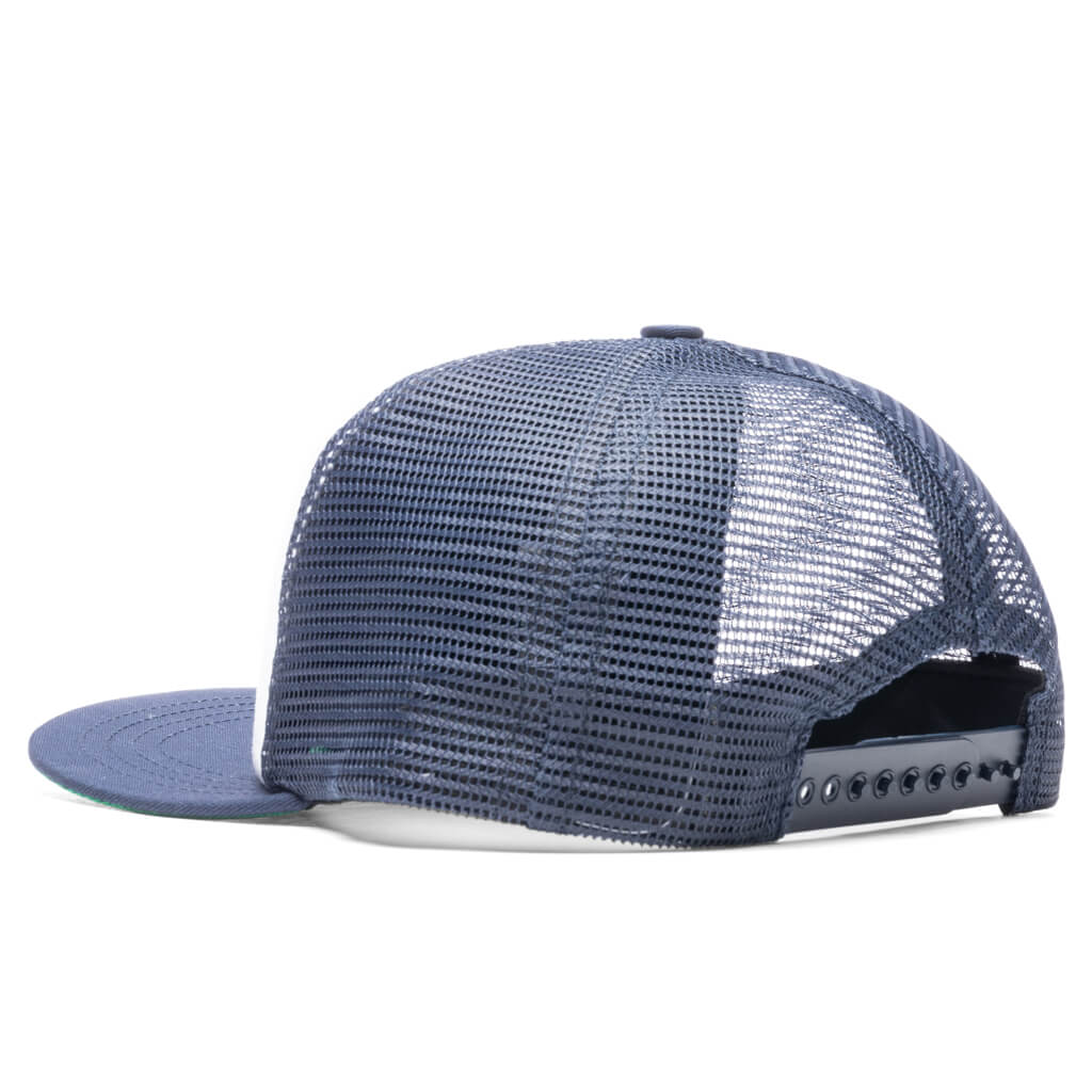 Grand Pix Trucker - Navy/Off White