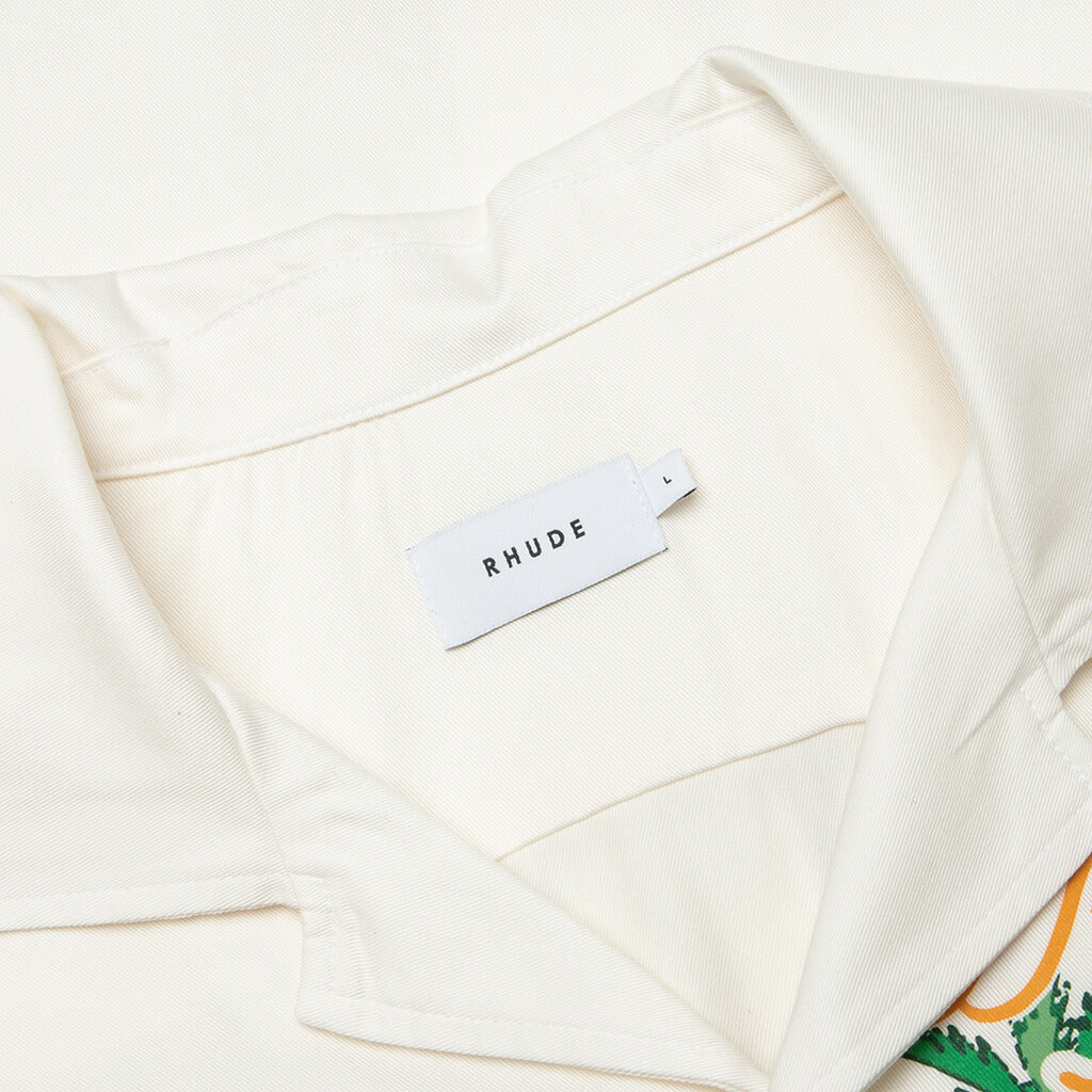 Palmas Snap Shirt - Off White