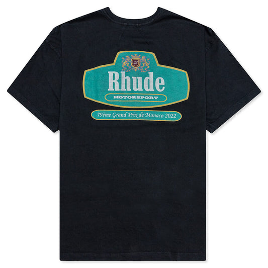 Racing Crest Tee - Vintage Black