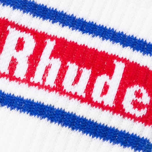 Vintage Logo Sock - White/Red/Blue