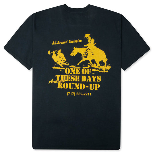 Round Up T-Shirt - Washed Black