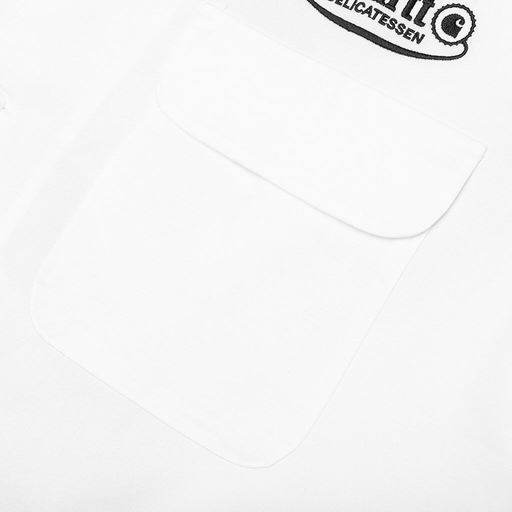 S/S Deli Shirt - White/Black