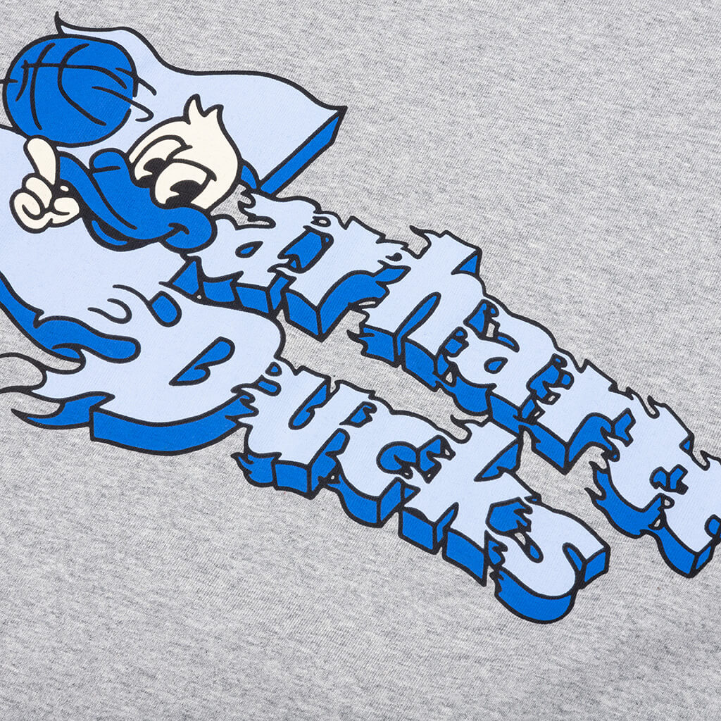 S/S Flaming Ducks T-Shirt - Grey Heather