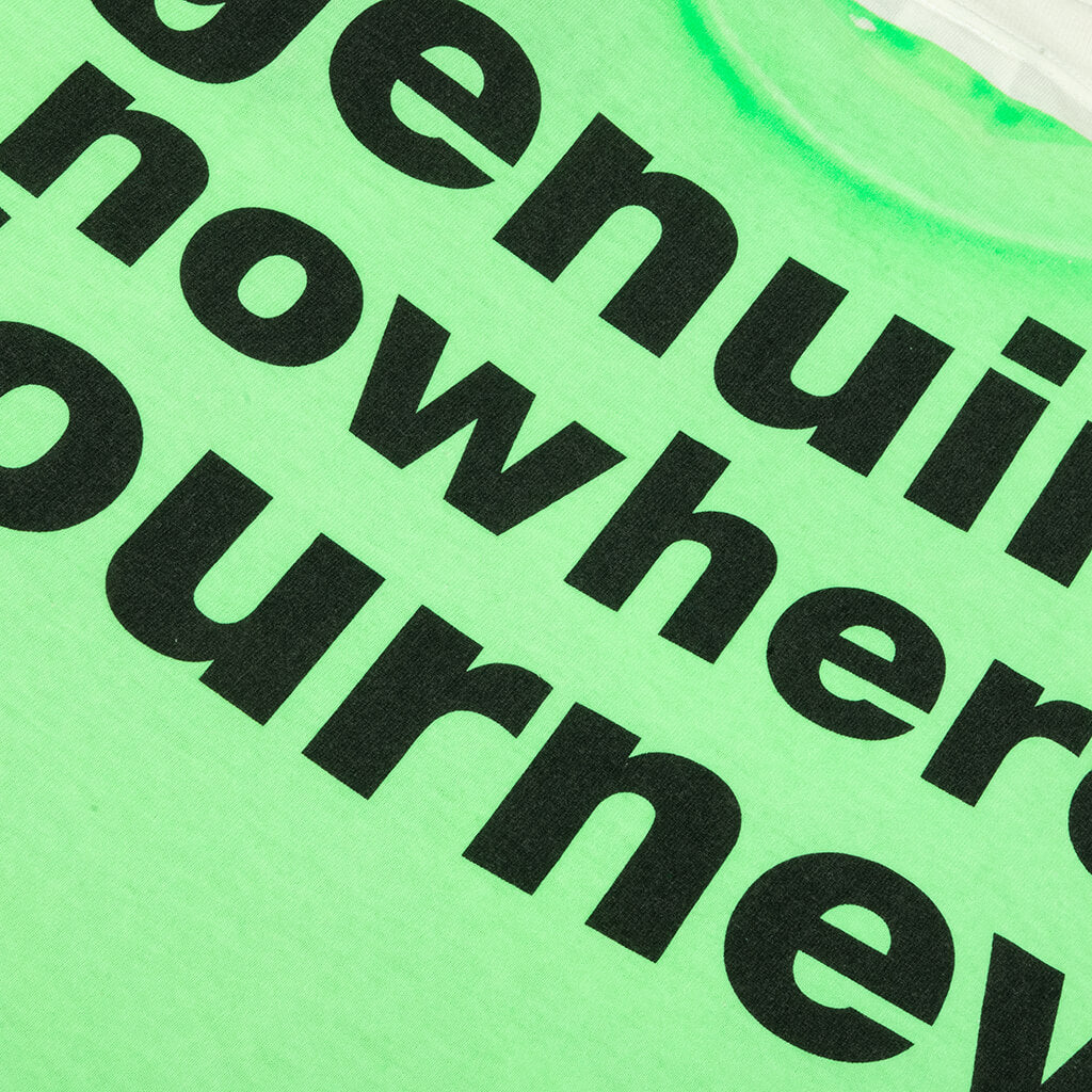 Saint M6 x Bape Handprint Genuine Nowhere Journey S/S Tee - White/Green