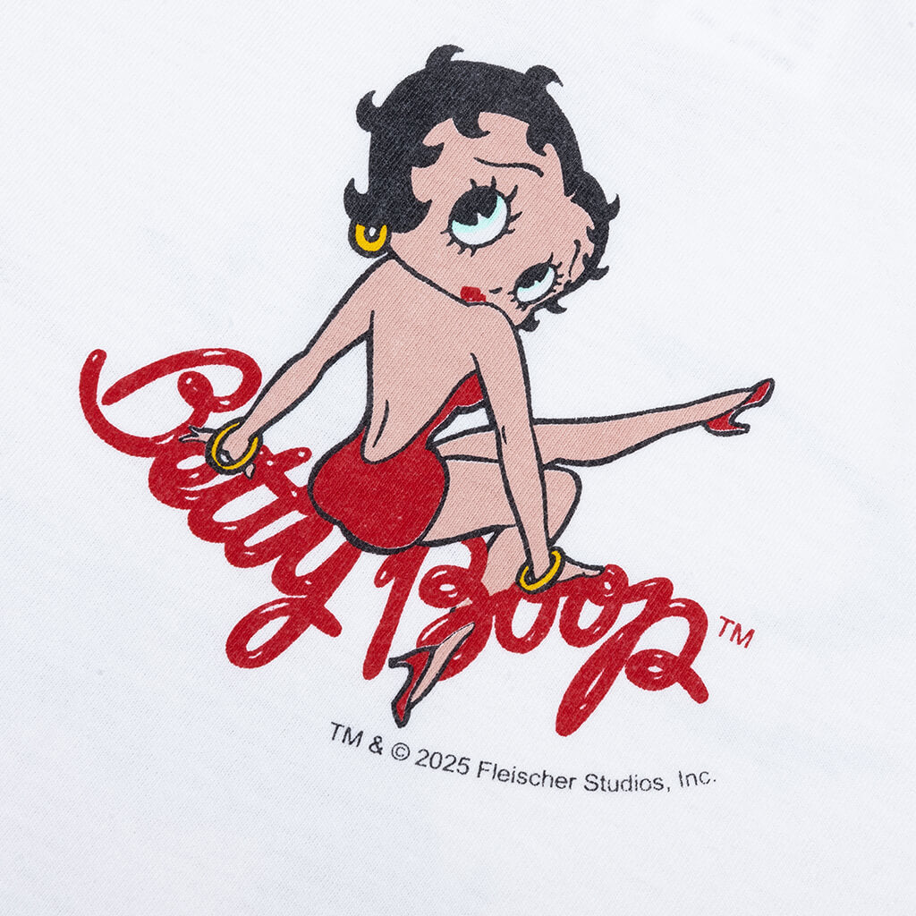 Saint M6 x Betty Boop Pose S/S Tee - White