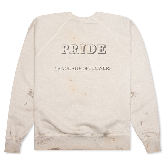 Camellia Raglan Sleeve Sweatshirt - Grey