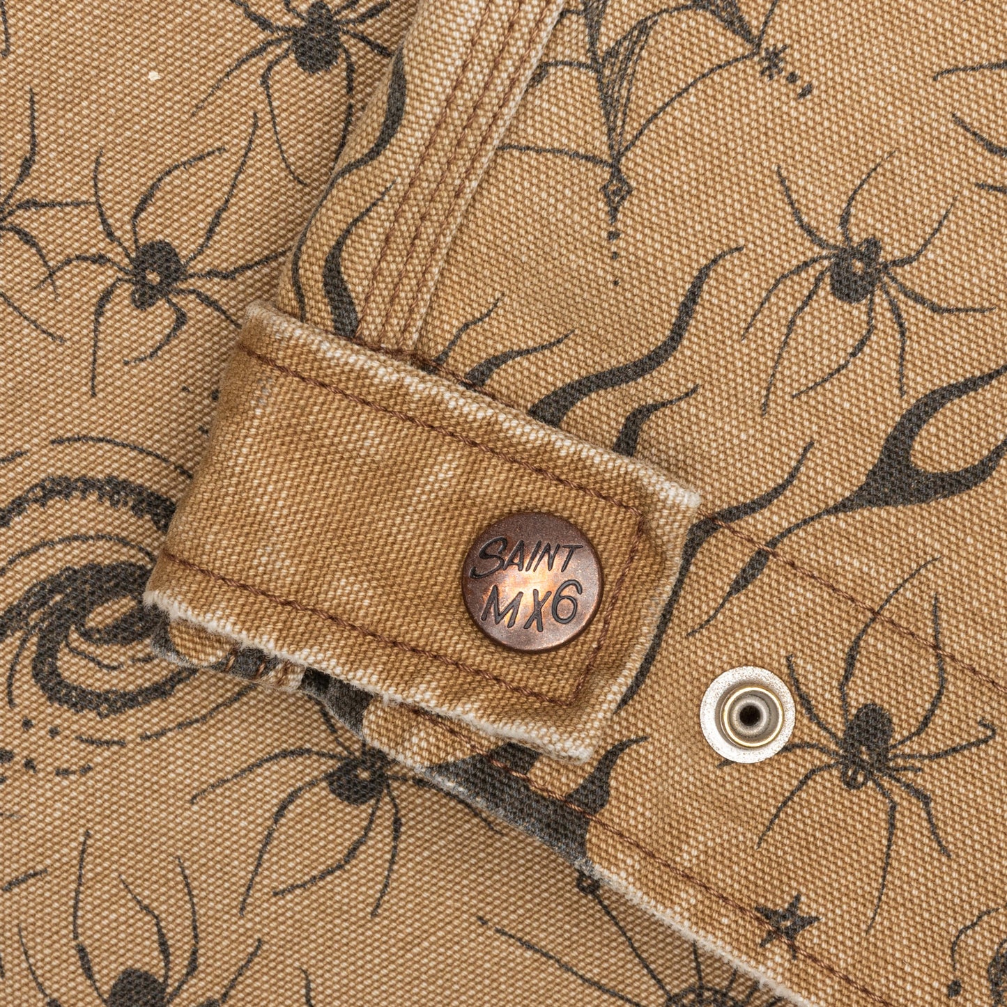Saint Michael x Dr.Woo Mx6 Detroit Jacket - Beige