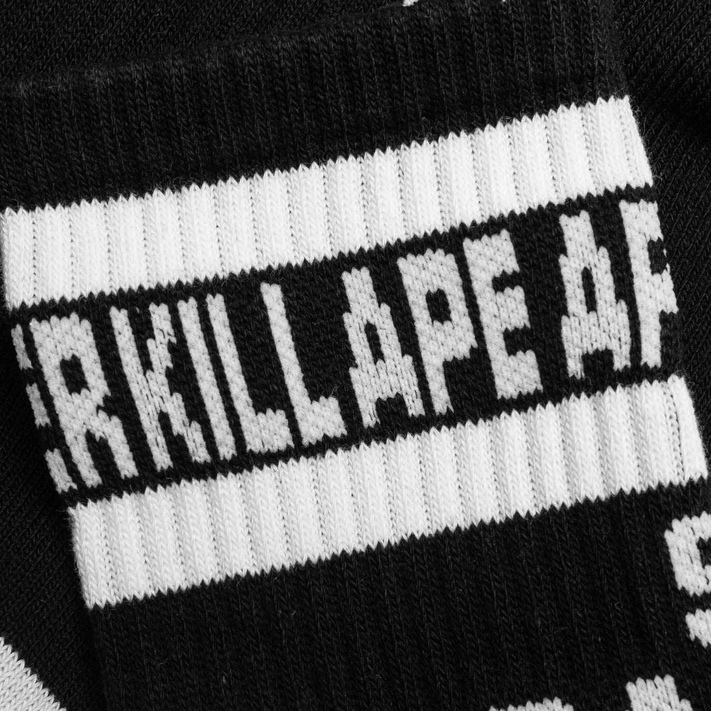 Saint Michael x A Bathing Ape Ape Socks - Black