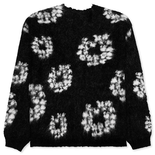 Saint Michael x Denim Tears Cotton Wreath Cardigan - Black