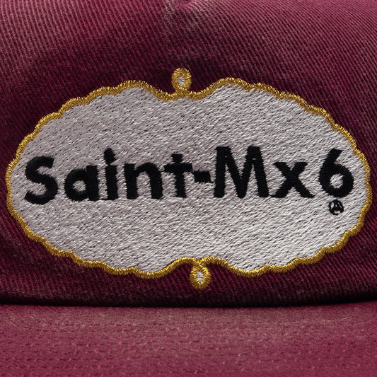 5 Panel Eat Me Cap - Burgundy