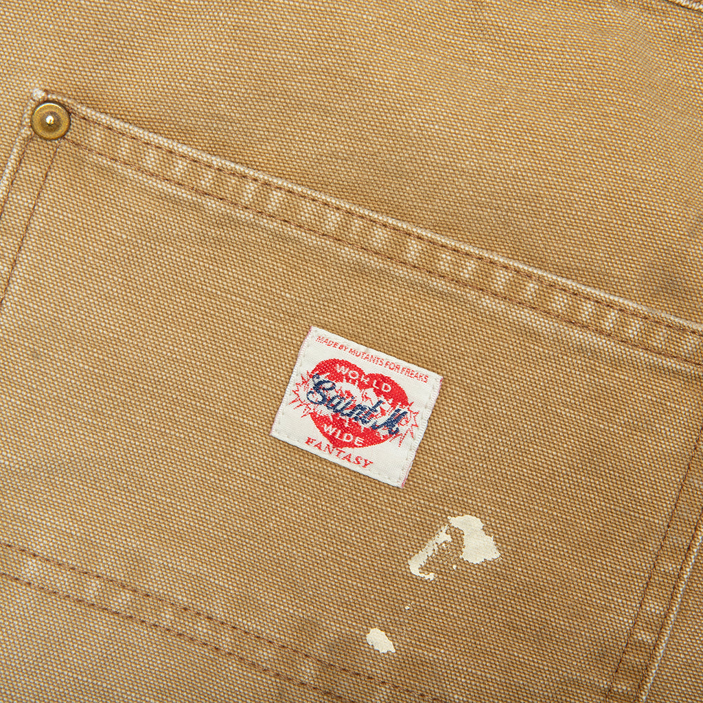 Double Knee Shorts - Beige