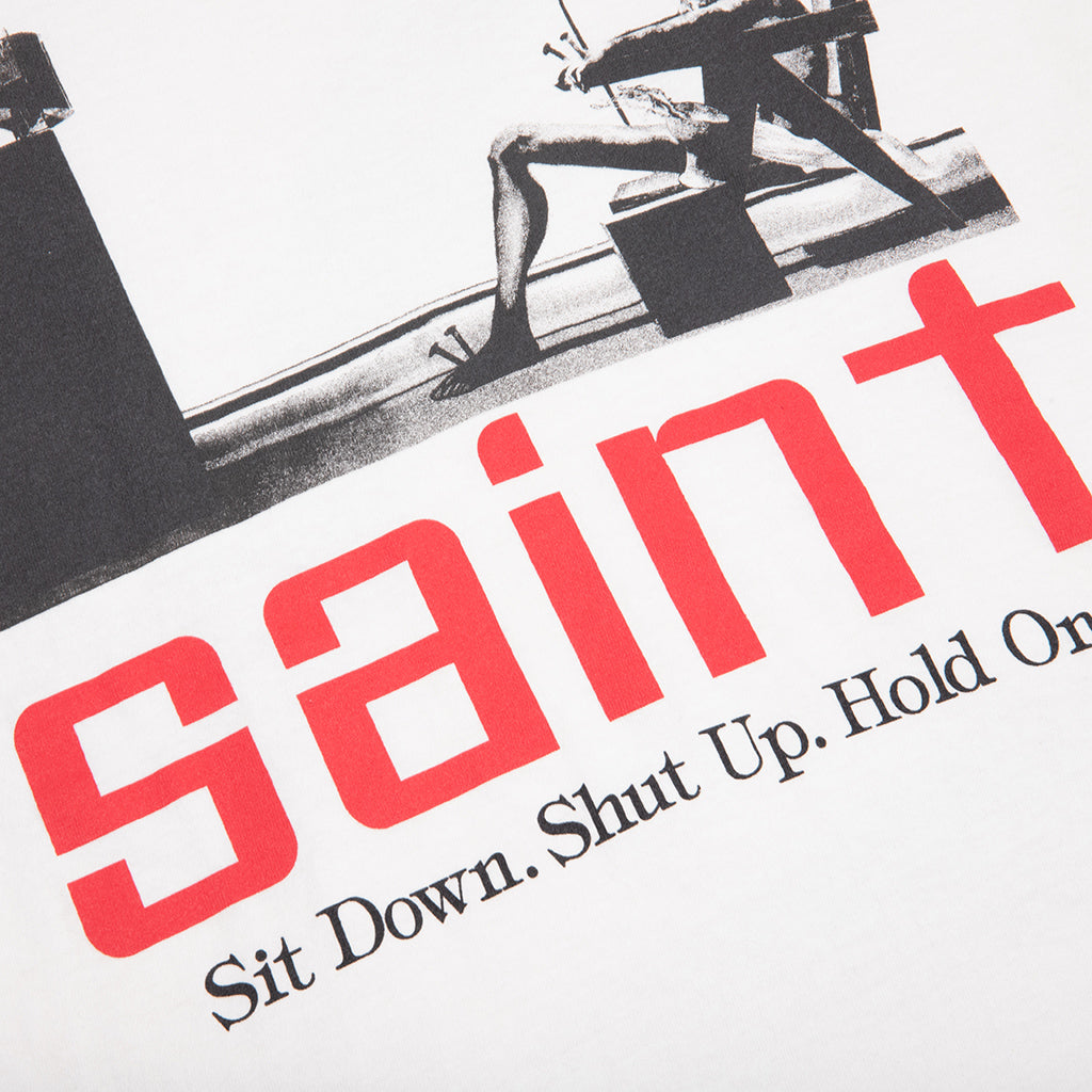 Sit Down S/S Tee - White