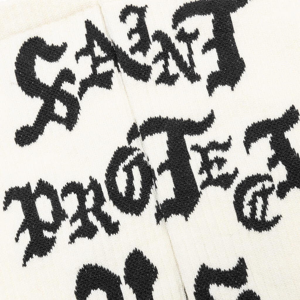 Saint Protect Socks - Ecru Beige