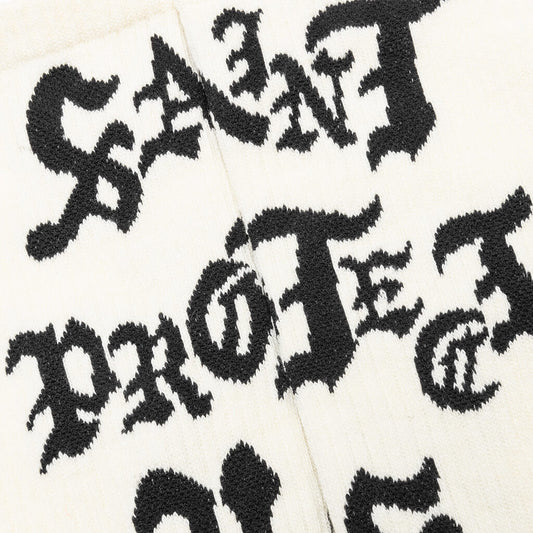 Saint Protect Socks - Ecru Beige