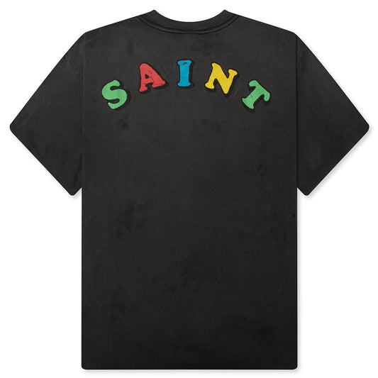Saint M6 x Jamie Reid Vote F Light S/S T-Shirt - Black