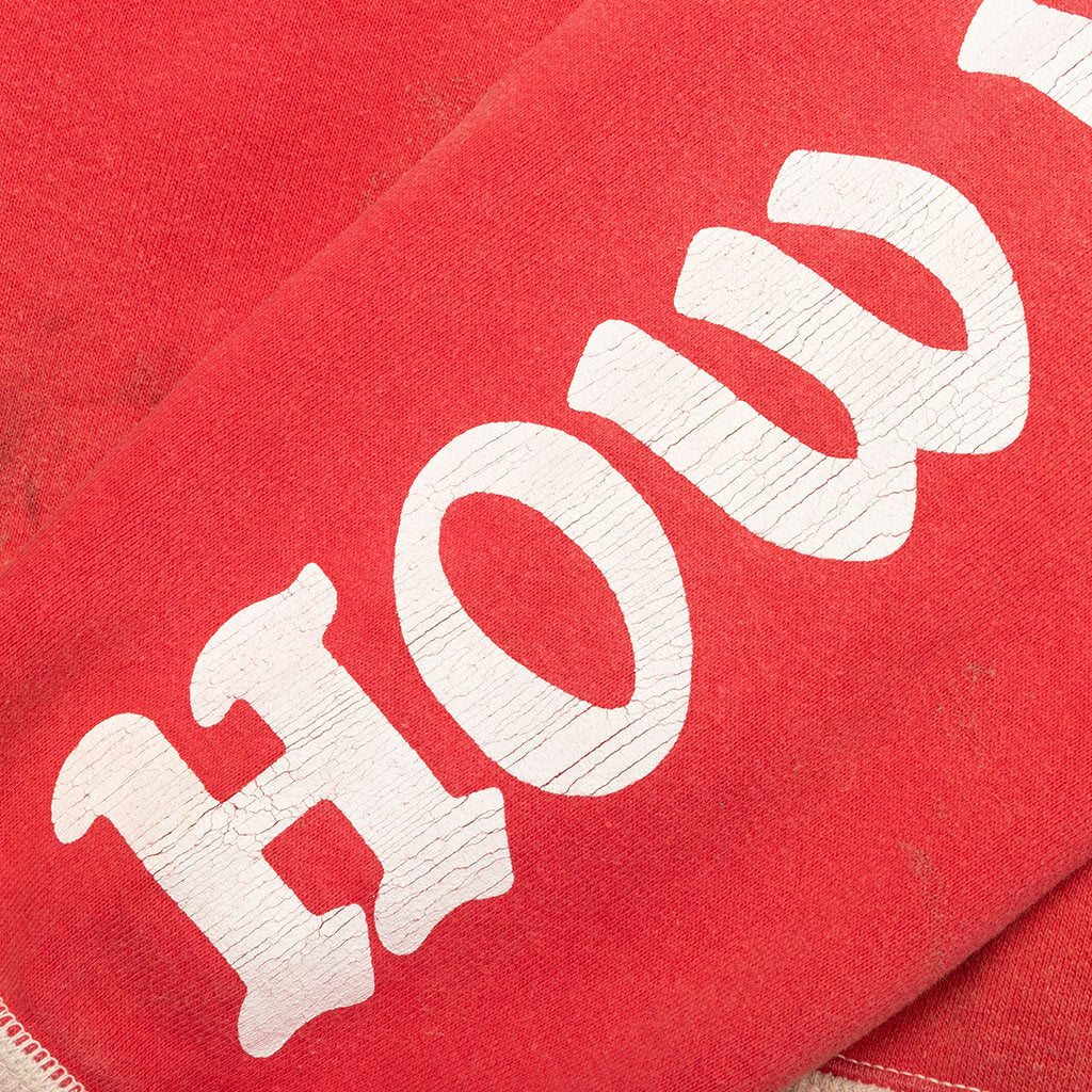 Raglan Sweatshirt - Red/Grey
