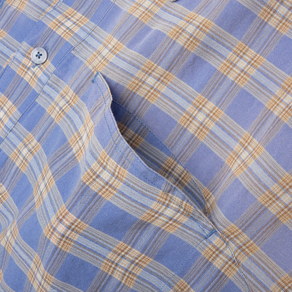Santa Monica Flannel - Drift Blue