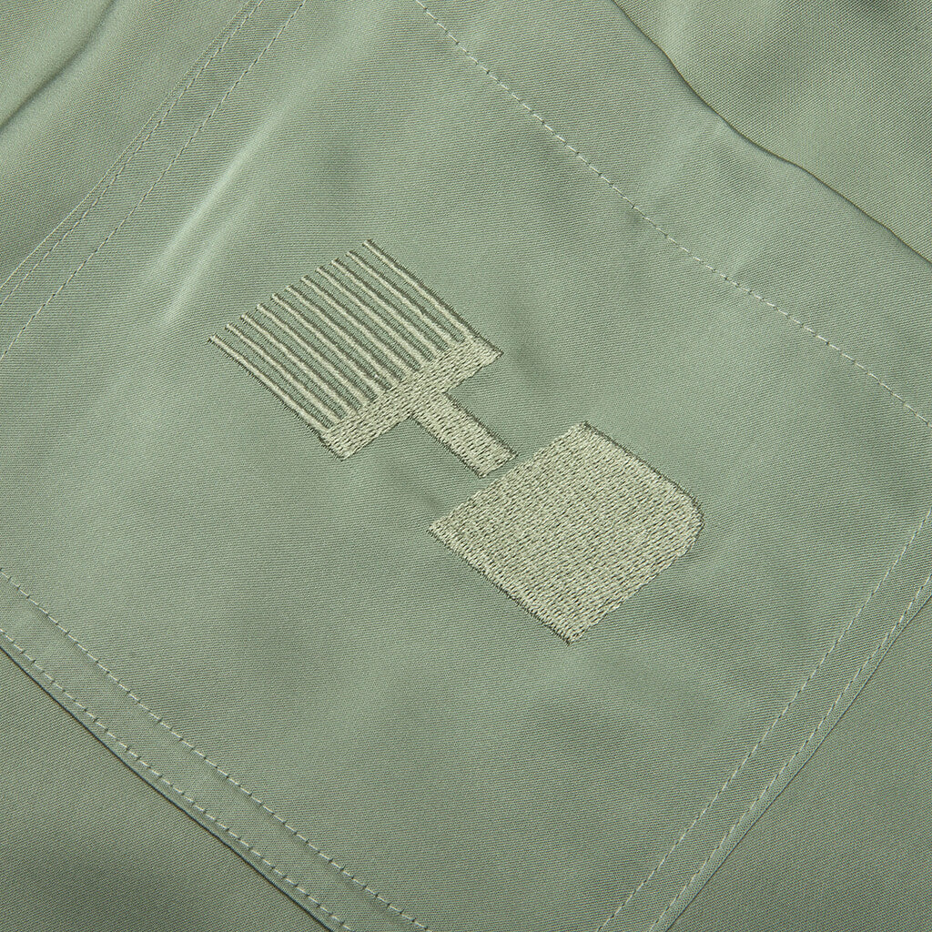 Satin Drawcord 7" Shorts - Sage