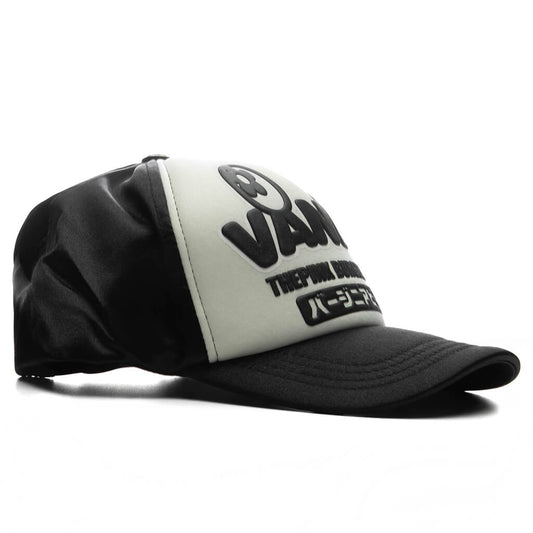 Satin Eye Logo Trucker Hat - Black