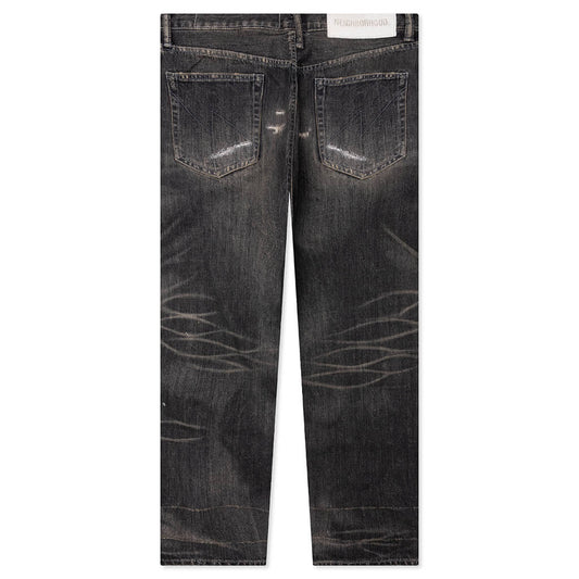 Savage Denim DP Wide Pants - Black