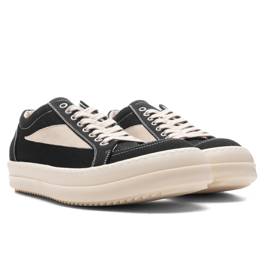 Scarpe in Denim Vintage Low Sneakers - Black/Milk