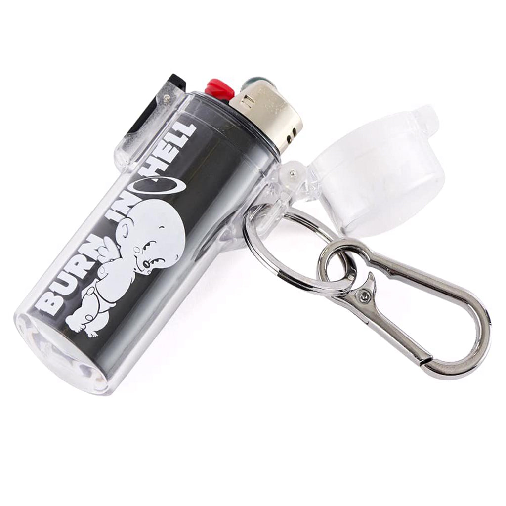 Baby Michael Burn In Hell Lighter Case - Clear