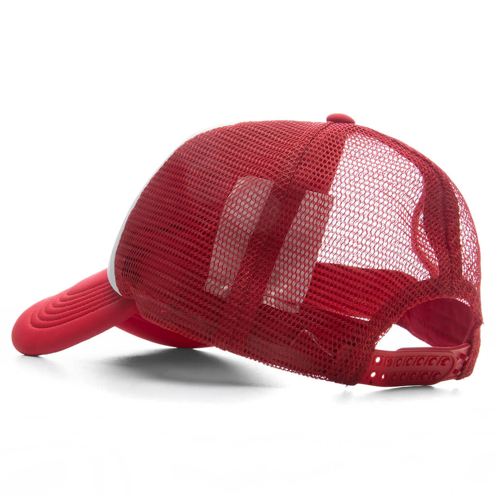Secret Societies Trucker Hat - White/Red