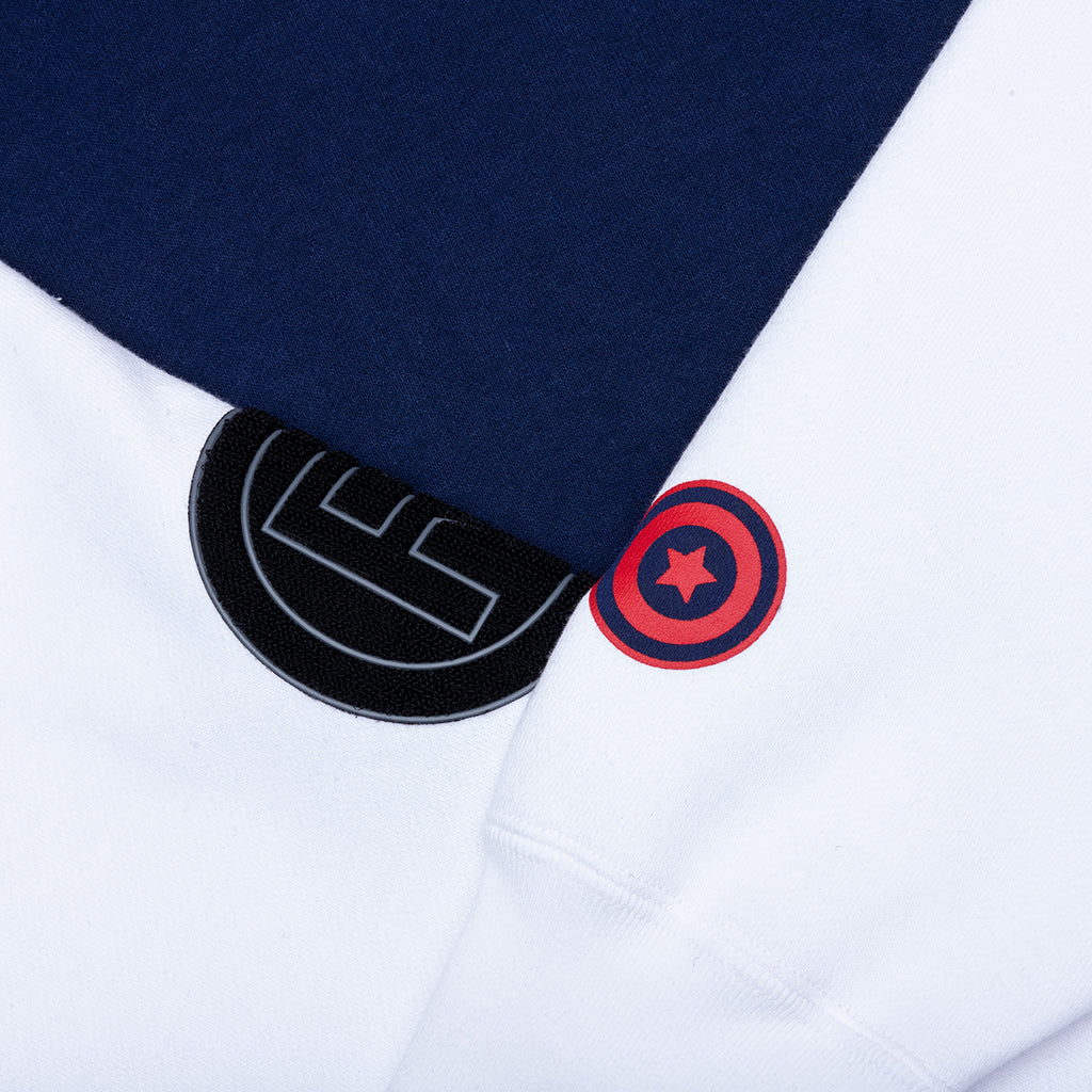 Shark Full Zip Hoodie UK - Navy