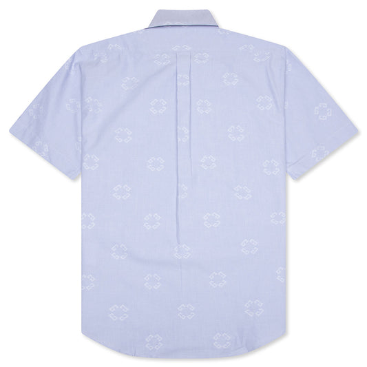 Monogram 72 Jacquard Shirt - Baby Blue