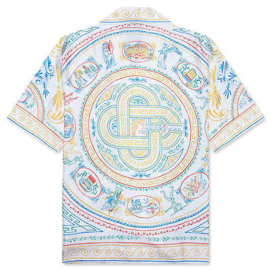 Short Sleeve Cuban Collar Shirt - Crayon Vase