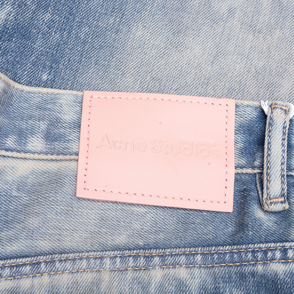 Mineral Dye Denim Shorts - Mid Blue
