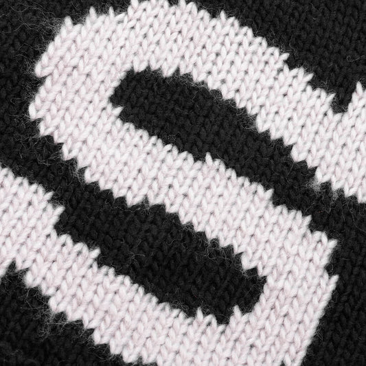 Skullcap Knit Burly S - Black