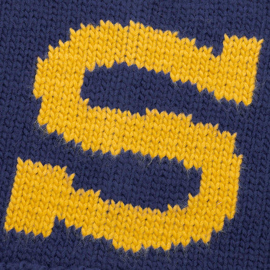 Skullcap Knit Burly S - Navy