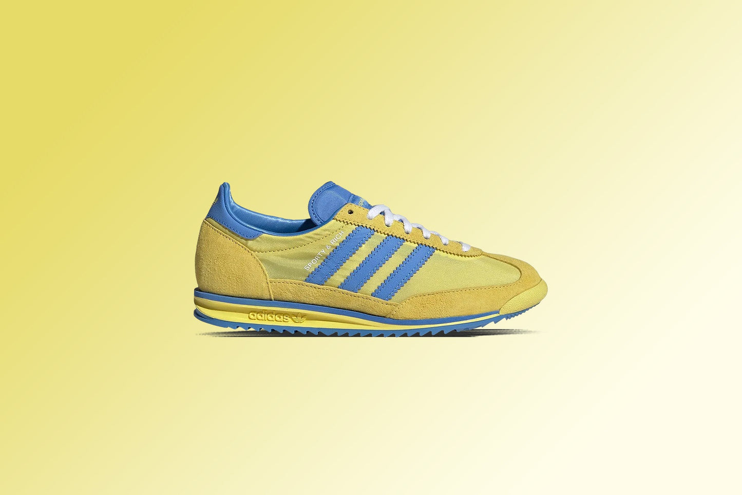 adidas Originals x Sporty & Rich SL72 Women's - Light Yellow/Real Blue/White