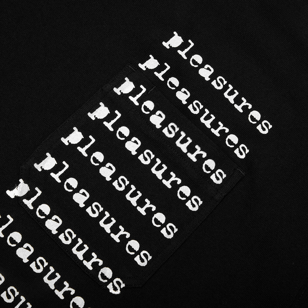 Slip Pocket T-Shirt - Black