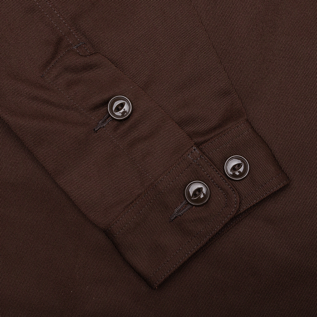 Smokey Twill Shirt - Brown