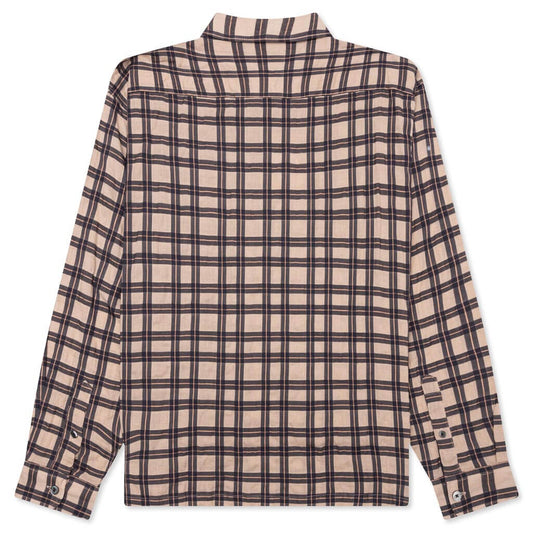 Sonoma Plaid L/S Shirt - Tan