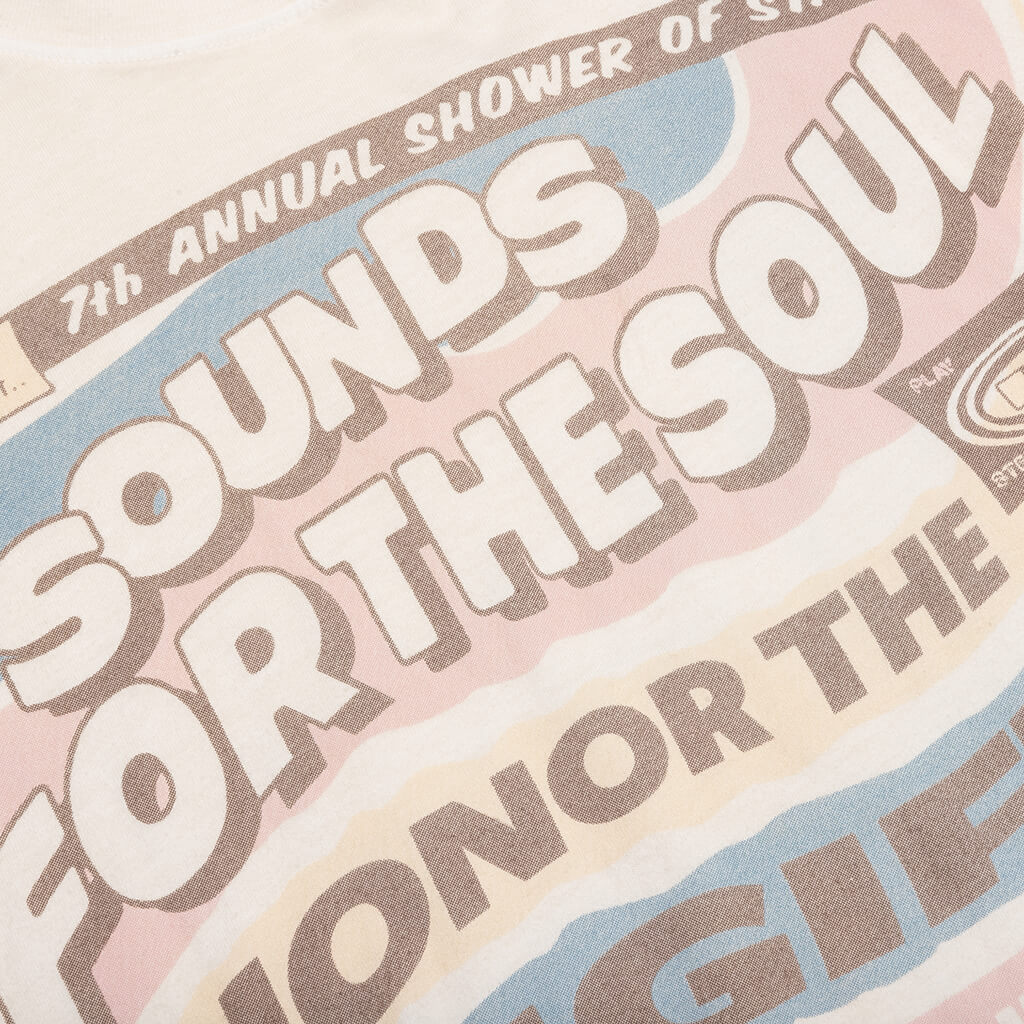 Sounds For The Soul Tee - Cream