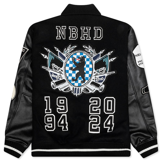 Stadium Jacket - Black/White