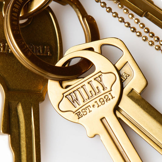 Staff Key Fob - Antique Gold
