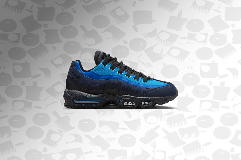 NIke x Stash Air Max 95 - Obsidian/Black/Harbor Blue