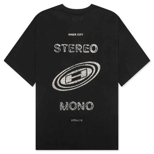 Stereo Mono Tee - Black