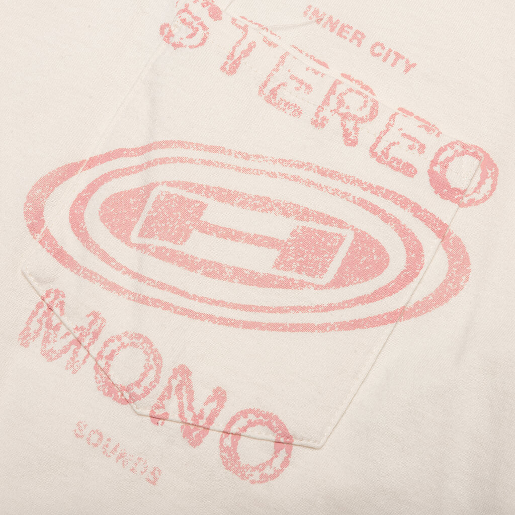 Stereo Mono Tee - Cream